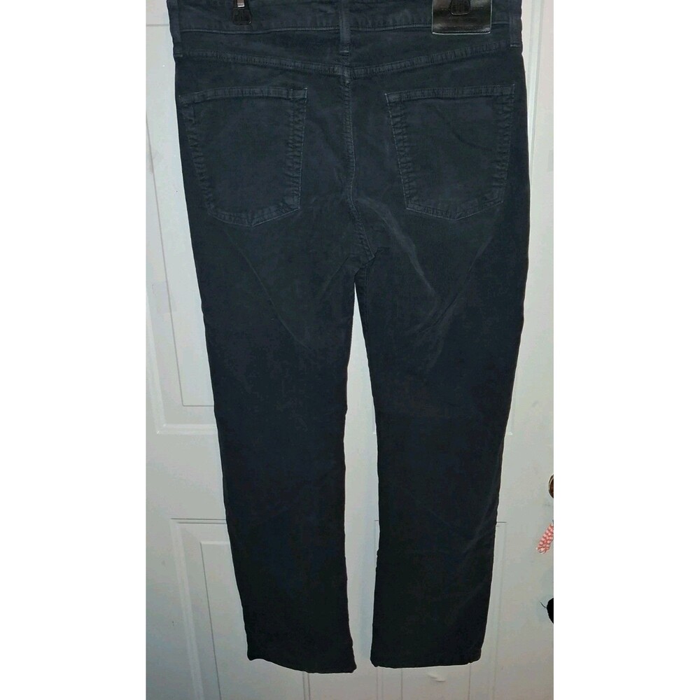 Lucky Brand 363 Straight Corduroy Pants Men's 34x32 Black 5-Pocket Regular Fit